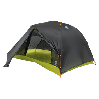 Black and green Tiger Wall UL2 Bikepack tent with a visible brand logo on a white background